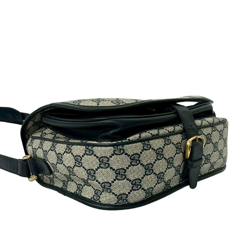 Pre-Loved Gucci GG Supreme Horsebit Web Crossbody - Picture 4 of 9